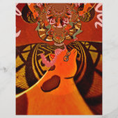  Funny Giraffe: A Kaleidoscopic African Charm (Front)