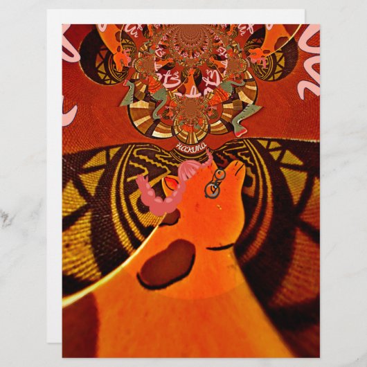  Funny Giraffe: A Kaleidoscopic African Charm (Front/Back)