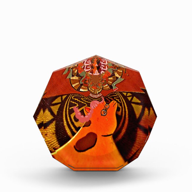  Funny Giraffe: A Kaleidoscopic African Charm Award (Front)