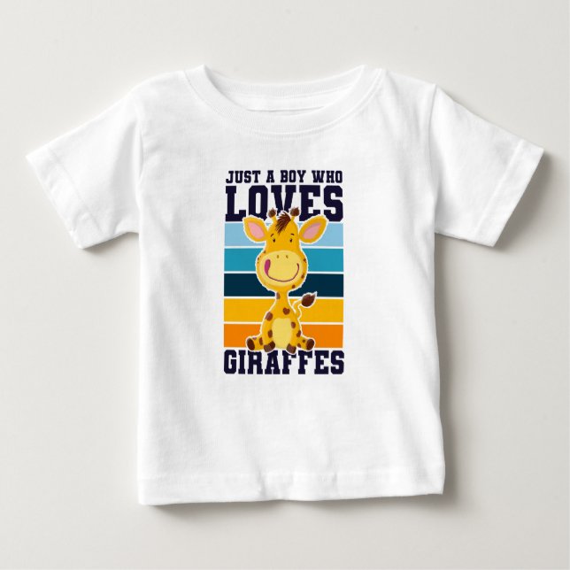 Funny Giraffe Baby T-Shirt (Front)