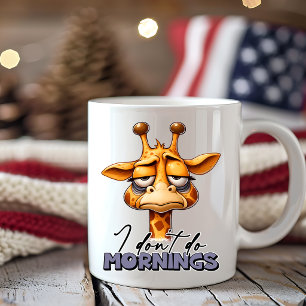 Funny Giraffe Coffee Mug Hilarious Animal Gift