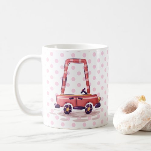 Funny Giraffe Collection _ Pink Coffee Mug