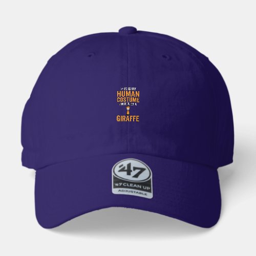 Funny Giraffe Costume Vector Shirt Design_1 47 Brand Hat