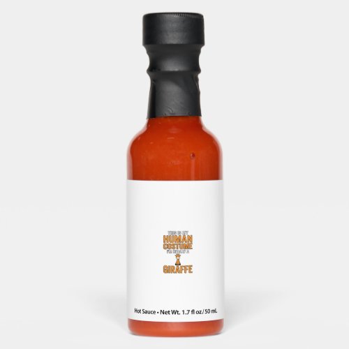 Funny Giraffe Costume Vector Shirt Design_1 Hot Sauces
