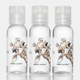 Funny Giraffe Hand Sanitizer - Hello Smile
