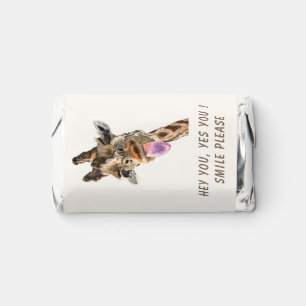 Funny Giraffe Hershey's Miniatures