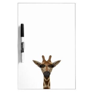 Funny Giraffe Incognito With Trendy Sunglasses Dry-Erase Board