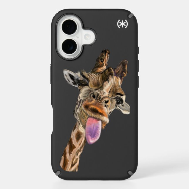 Funny Giraffe iPhone Case (Front)