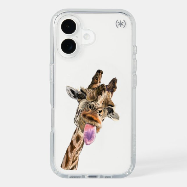 Funny Giraffe iPhone Case (Front)
