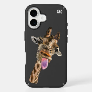 Funny Giraffe iPhone Case - Smile