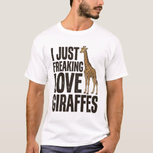 Funny Giraffe Lover Vintage Engraving Shirt Design