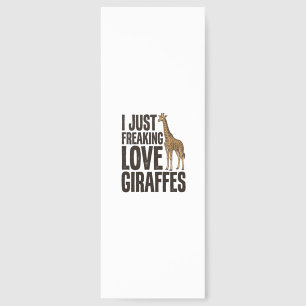Funny Giraffe Lover Vintage Engraving Shirt Design Bookmarks