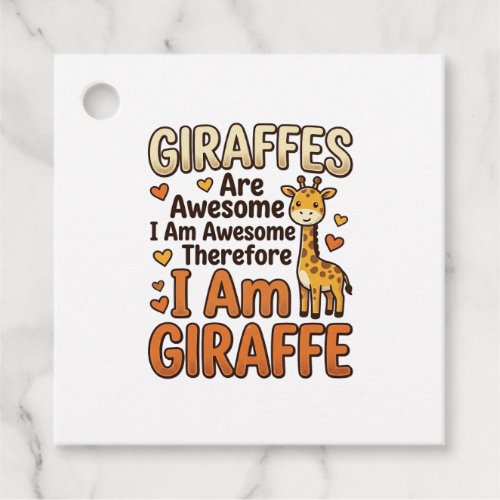 Funny Giraffe Lover Vintage Engraving Shirt Design Favor Tags