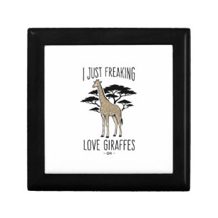 Funny Giraffe Lover Vintage Engraving Shirt Design Gift Box