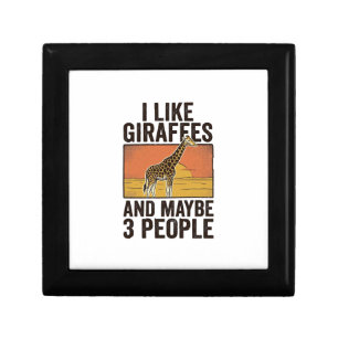 Funny Giraffe Lover Vintage Engraving Shirt Design Gift Box