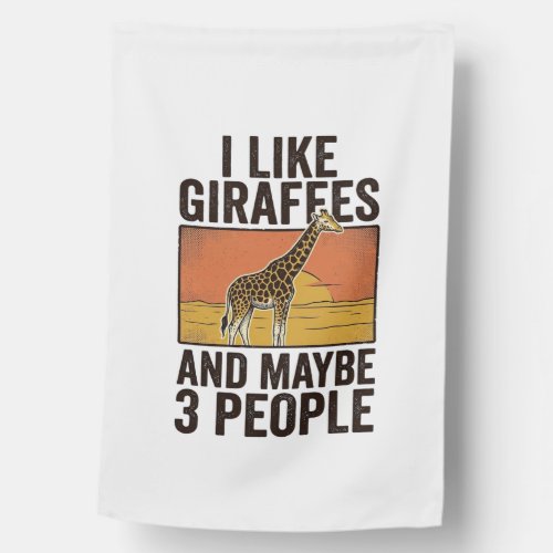 Funny Giraffe Lover Vintage Engraving Shirt Design House Flag