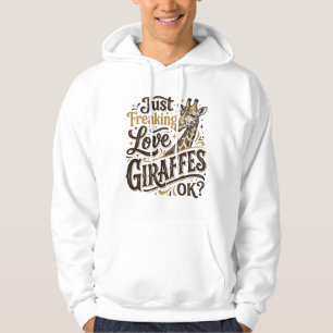 Funny Giraffe Lover Vintage Typography Shirt Desig