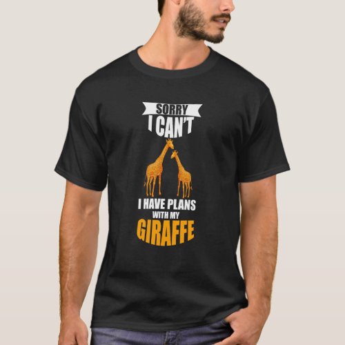 Funny Giraffe Lover Zoo Keeper Giraffe T_Shirt