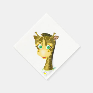 Funny Giraffe Napkins