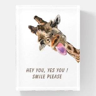 Funny Giraffe Paperweight