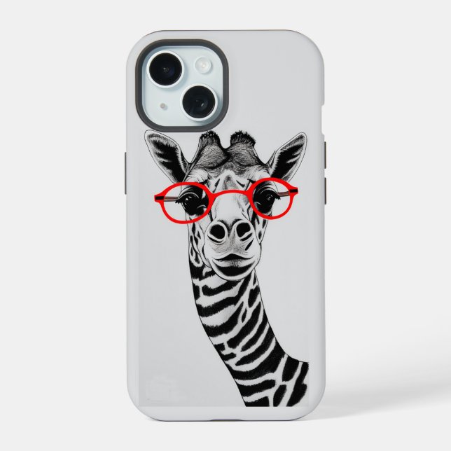 Funny Giraffe Phone Case (Back)