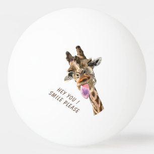 Funny Giraffe Ping Pong Balls