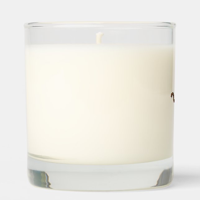 Funny Giraffe Playing Pickleball  Scented Candle (Front)