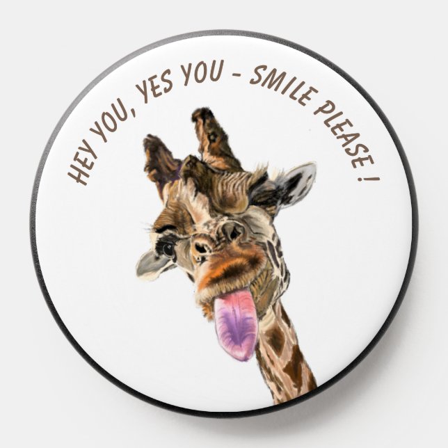 Funny Giraffe PopSocket (Popsocket)