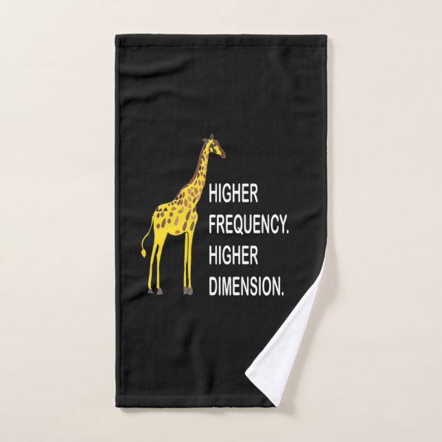 Funny Giraffe Pun Hand Towel (Hand Towel)