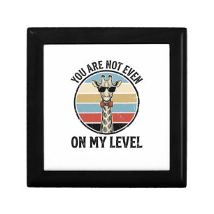 Funny Giraffe Quote Vintage Engraving T-Shirt Desi Gift Box