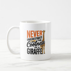 Funny Giraffe Quote Vintage Vector T-Shirt Design_ Coffee Mug