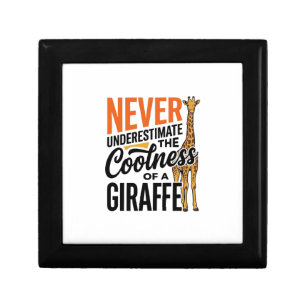 Funny Giraffe Quote Vintage Vector T-Shirt Design_ Gift Box