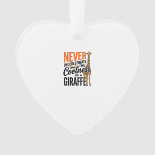 Funny Giraffe Quote Vintage Vector T-Shirt Design_ Ornament