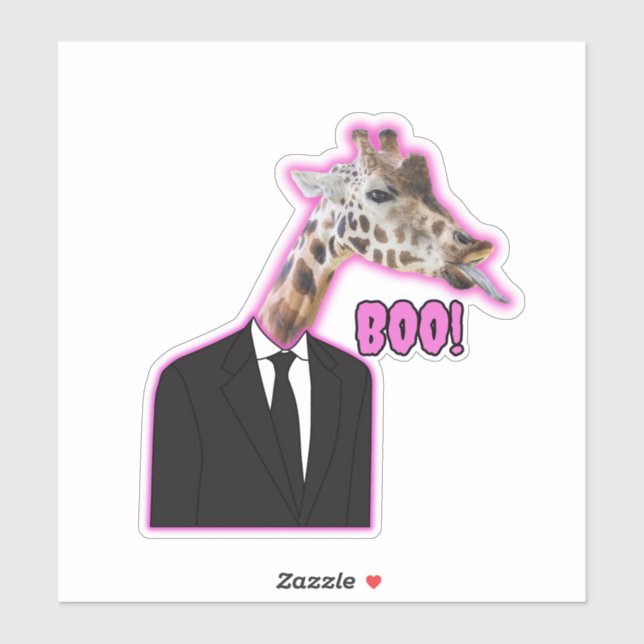 Funny Giraffe Sticker (Sheet)