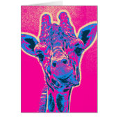 Funny Giraffe Sticking out his Tongue (Front)