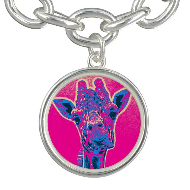 Funny Giraffe Sticking out his Tongue Bracelet (Design)