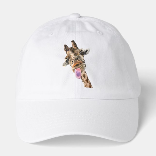 Funny Giraffe Trucker Hat (Front)