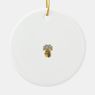 Funny Giraffe Vintage Engraving Shirt Design_1 Ceramic Ornament