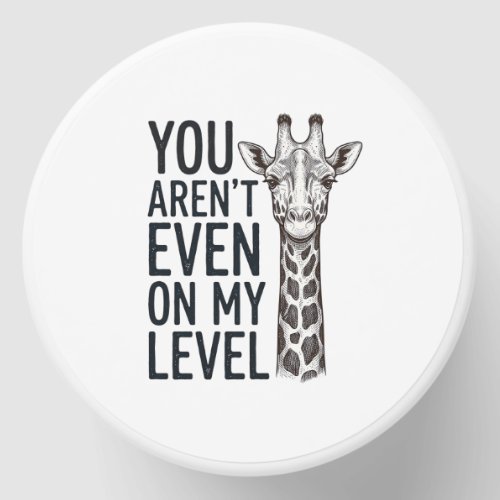 Funny Giraffe You Aren’t Even on My Level T-Shirt_ Mini Candle Favors