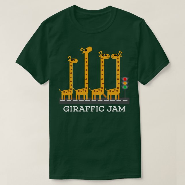 Funny Giraffic Jam Product Kids Safari Giraffe Des T-Shirt (Design Front)