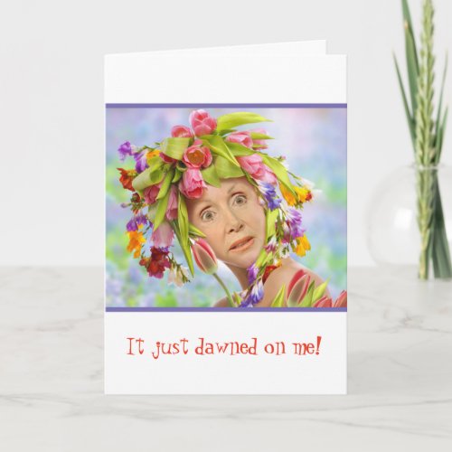 Funny Girl Birthday Card