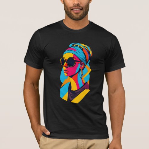Funny Girl With A Pearl Earring T_Shirt