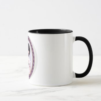 Funny Girl With White Rat Mug by Taniastore at Zazzle