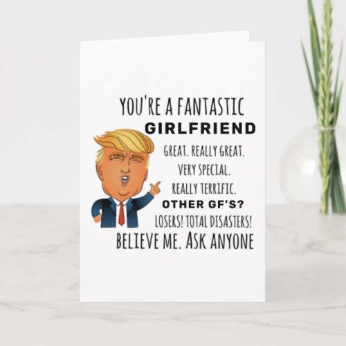 Funny Girlfriend Birthday Best Gift Card