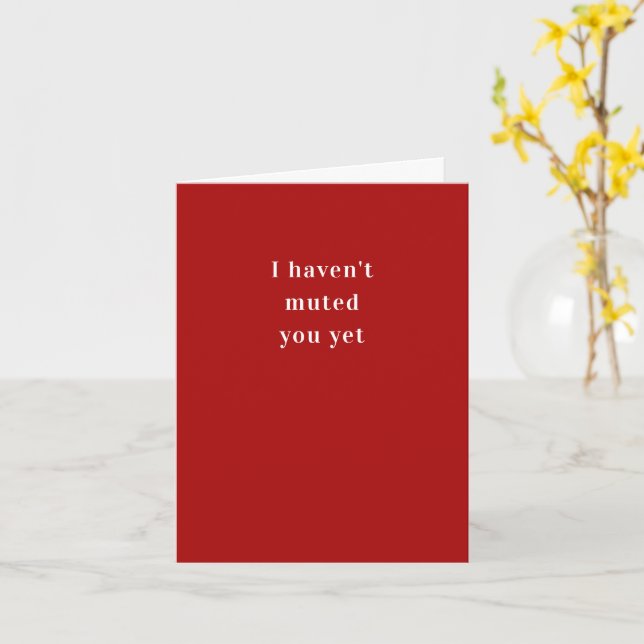 Funny Girlfriend Boyfriend Love Anniversary Card (Yellow Flower)