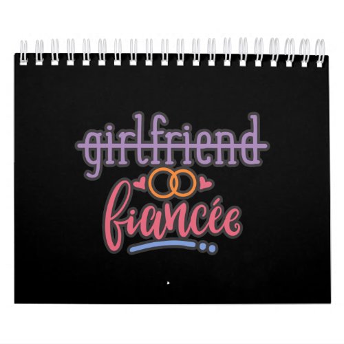 Funny Girlfriend Fiancee Engagement Ideas Calendar