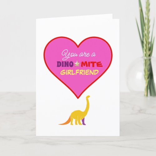 Funny Girlfriend Valentines Day Holiday Card