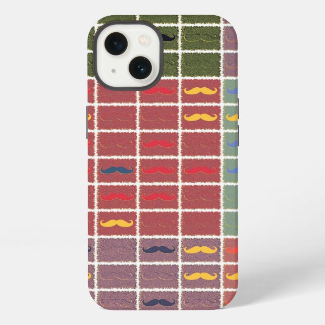 Funny Girly Mustache 2 Iphone Case (Back)