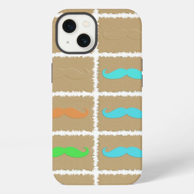 Funny Girly Mustache 3 Iphone Case (Back)