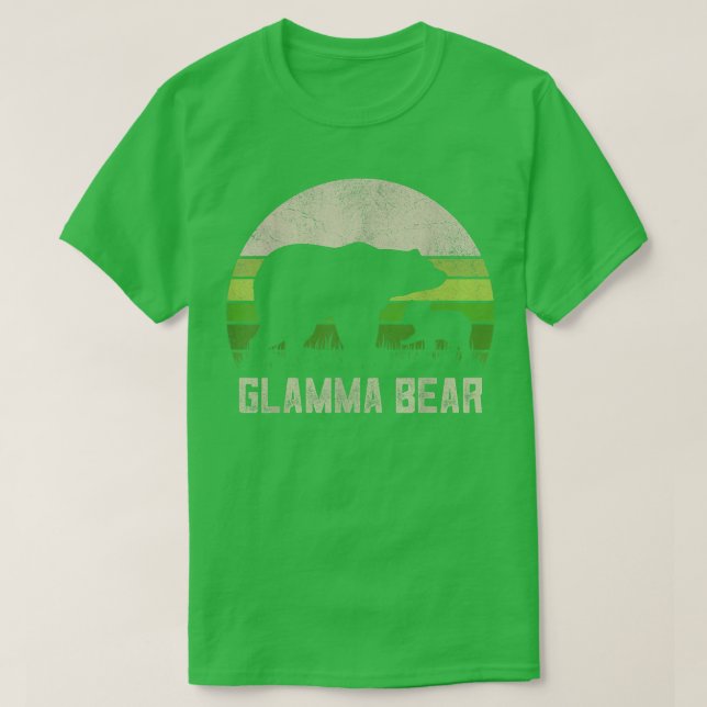 Funny Glamma Bear Shirts From Grandkids, Cub Kids  (Design Front)